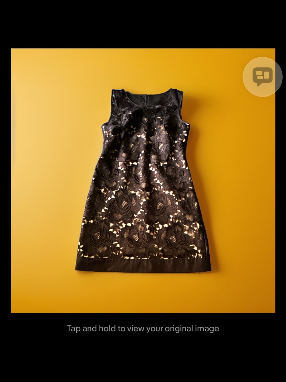 White House Black Market Black Floral Lace Sheath Dress
